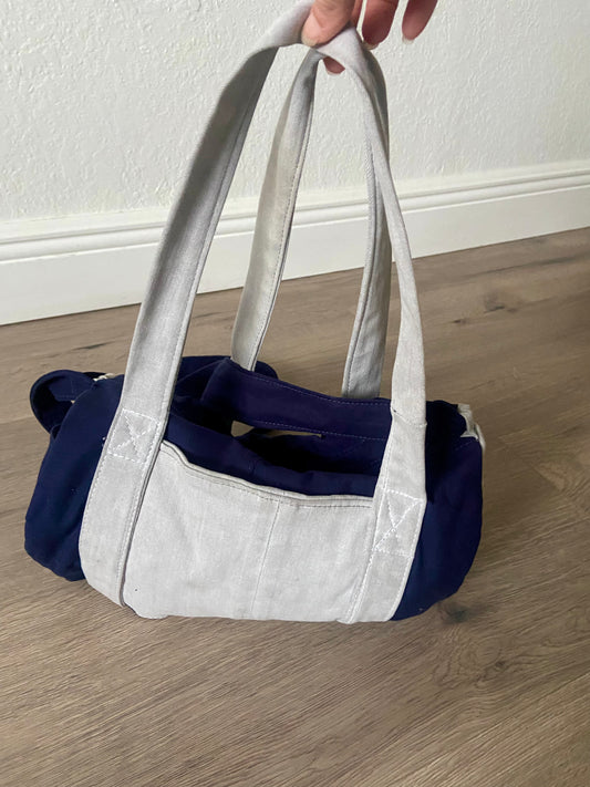 Mini Denim Gym Bag
