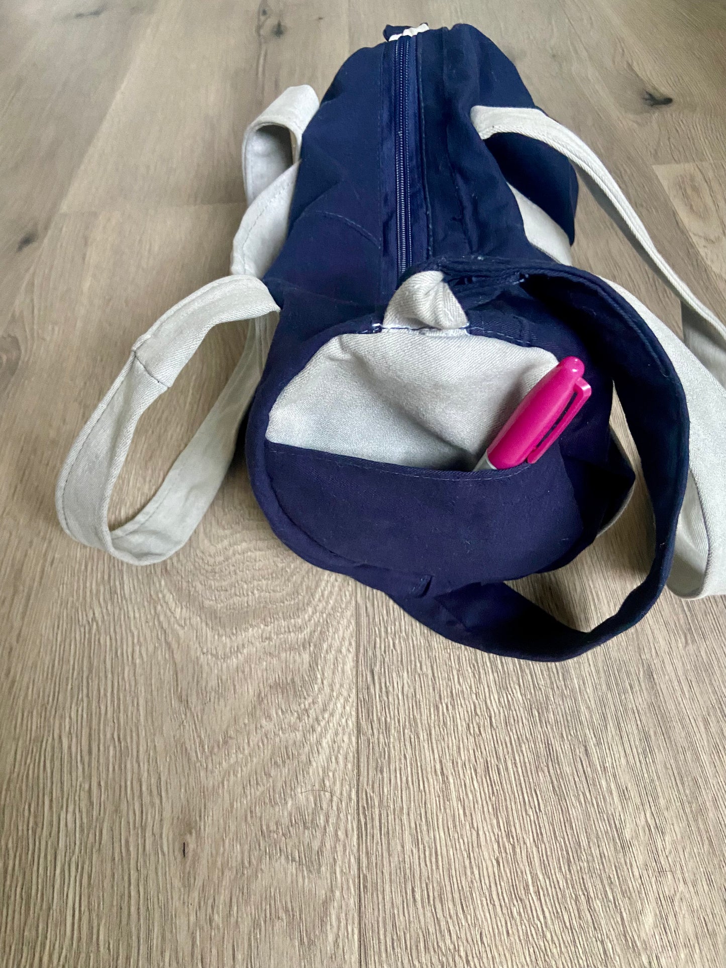 Mini Denim Gym Bag