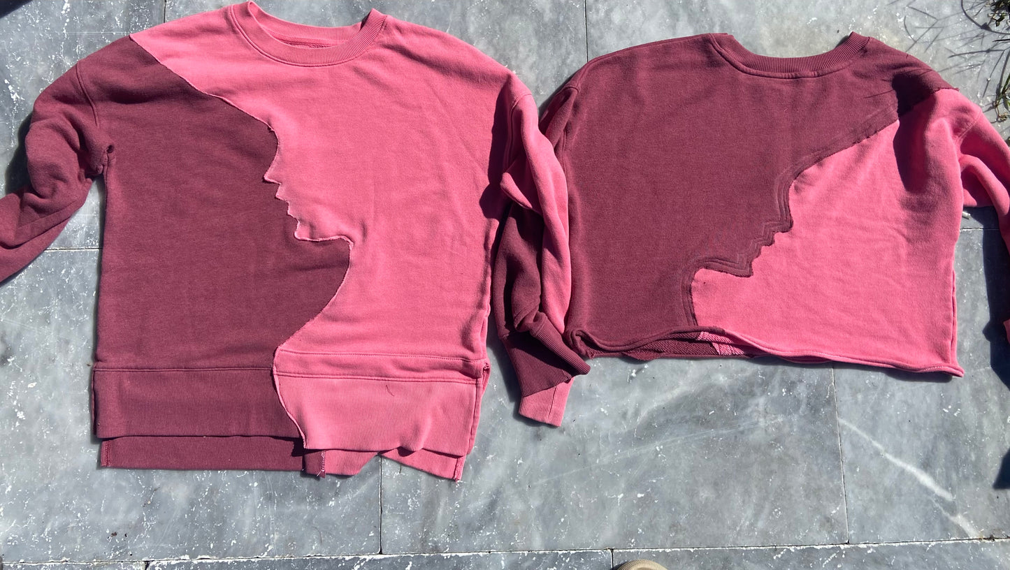 "Him & Her's" Crop Top