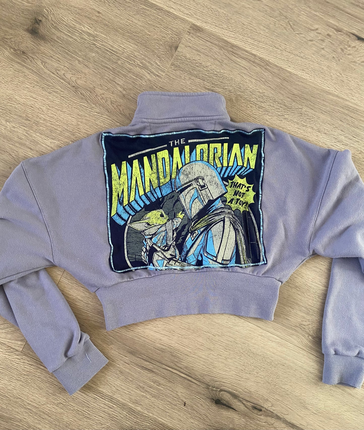 Mandalorian Cropped Half Zip