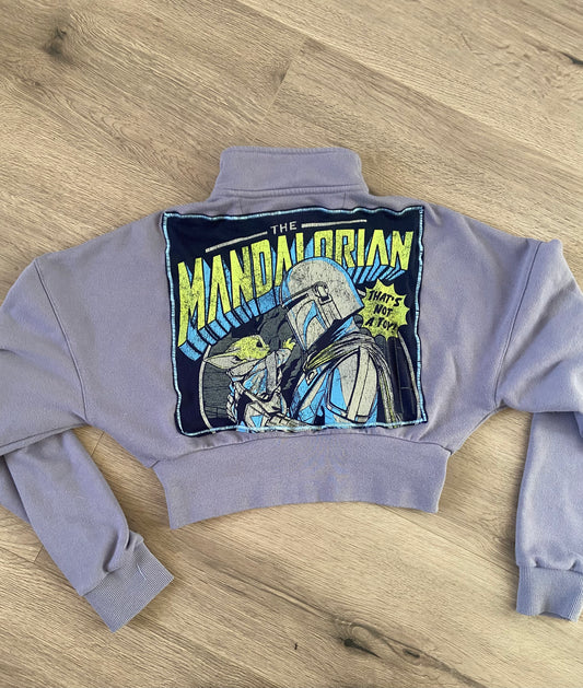 Mandalorian Cropped Half Zip