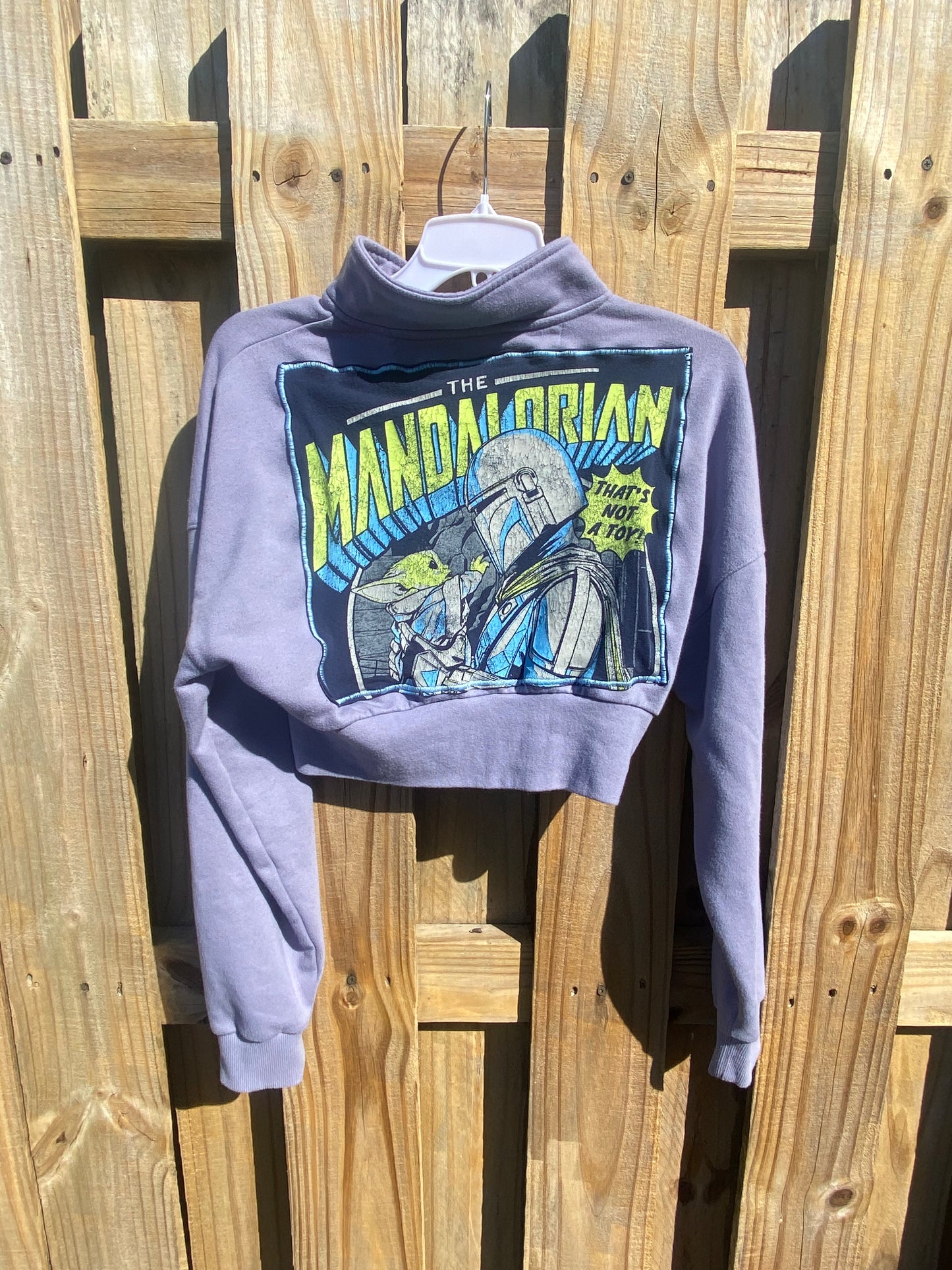 Mandalorian Cropped Half Zip